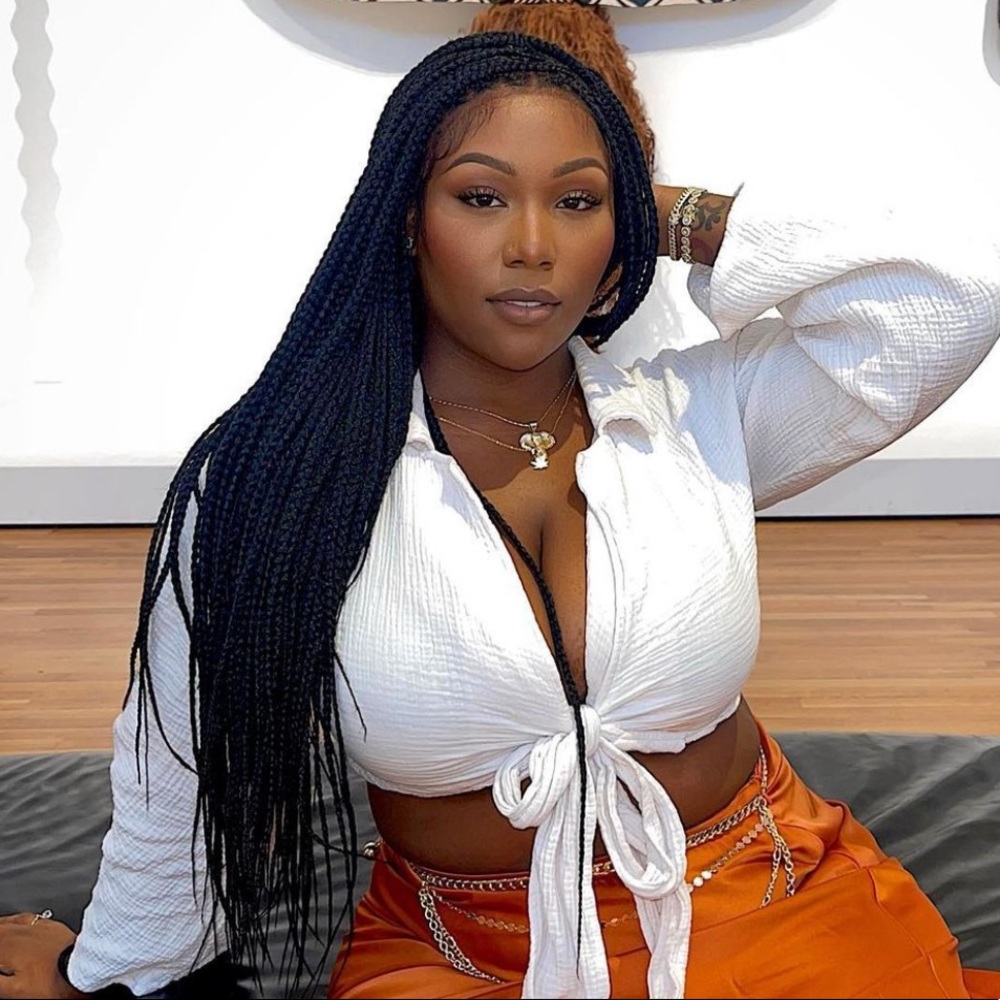 Box braids wig